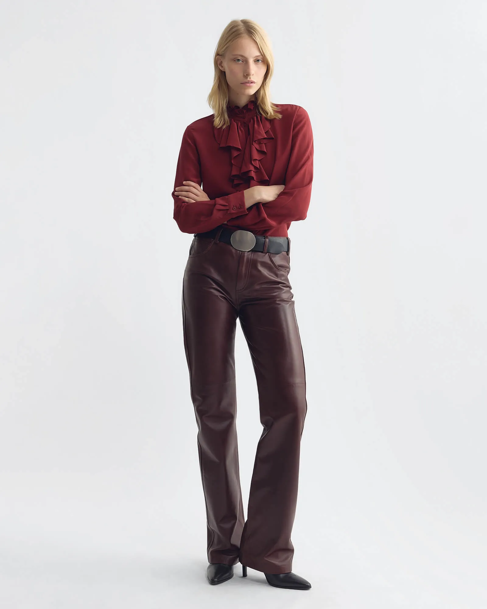 JOAN LEATHER PANT sold by Nili Lotan product image thumbnail 2