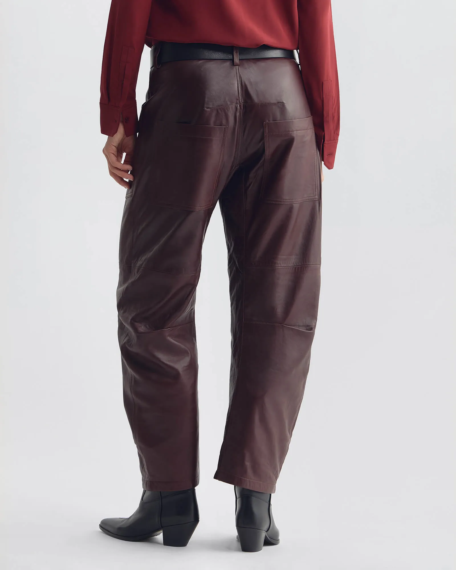 SHON LEATHER PANT sold by Nili Lotan product image thumbnail 4