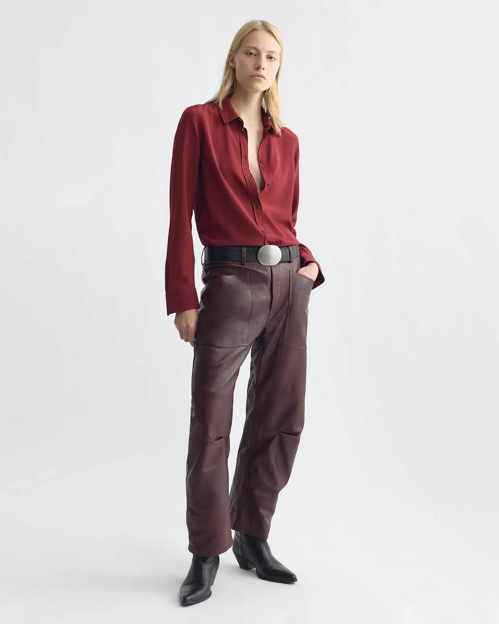 SHON LEATHER PANT sold by Nili Lotan product image thumbnail 2