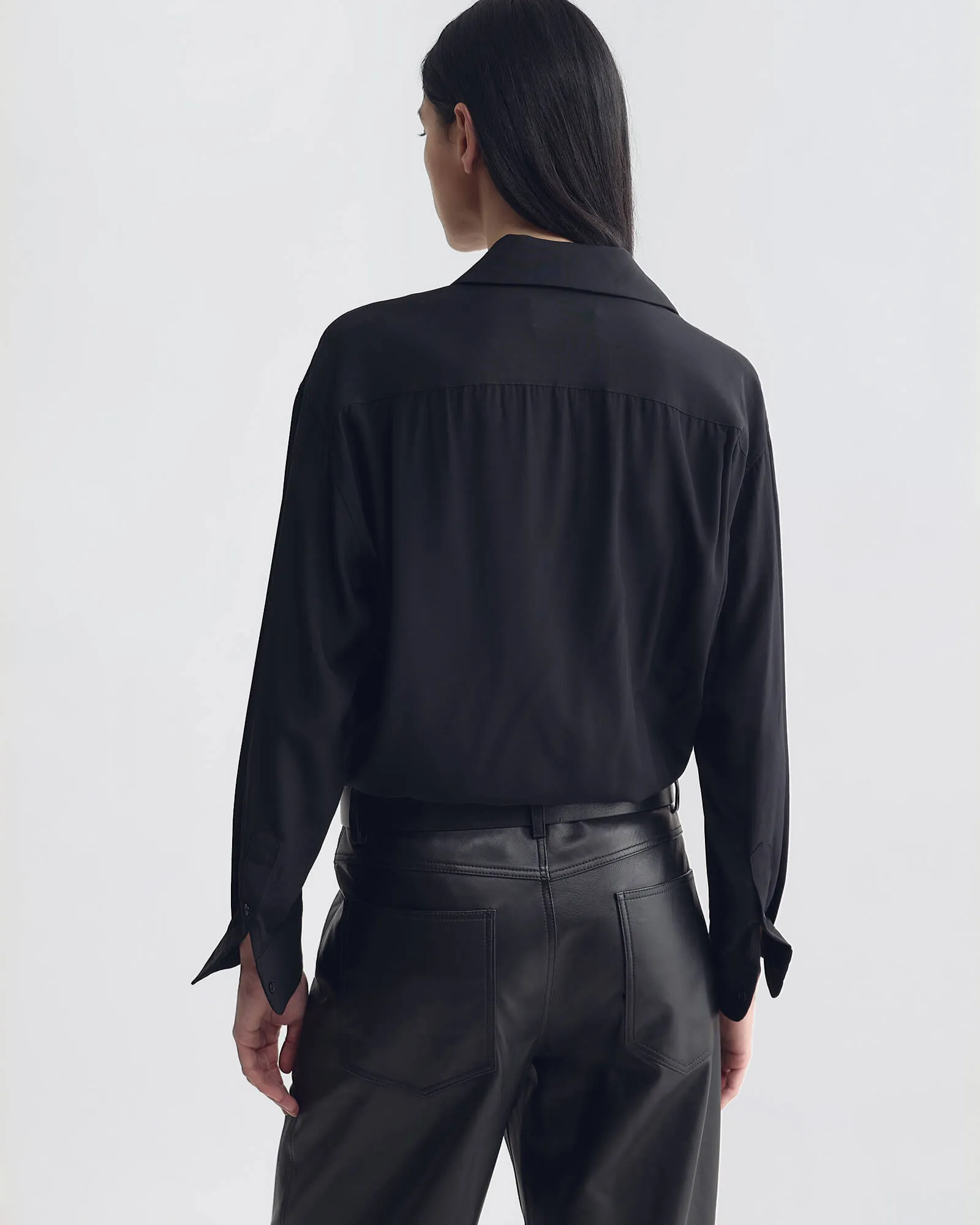 THELMA SILK SHIRT sold by Nili Lotan product image thumbnail 3