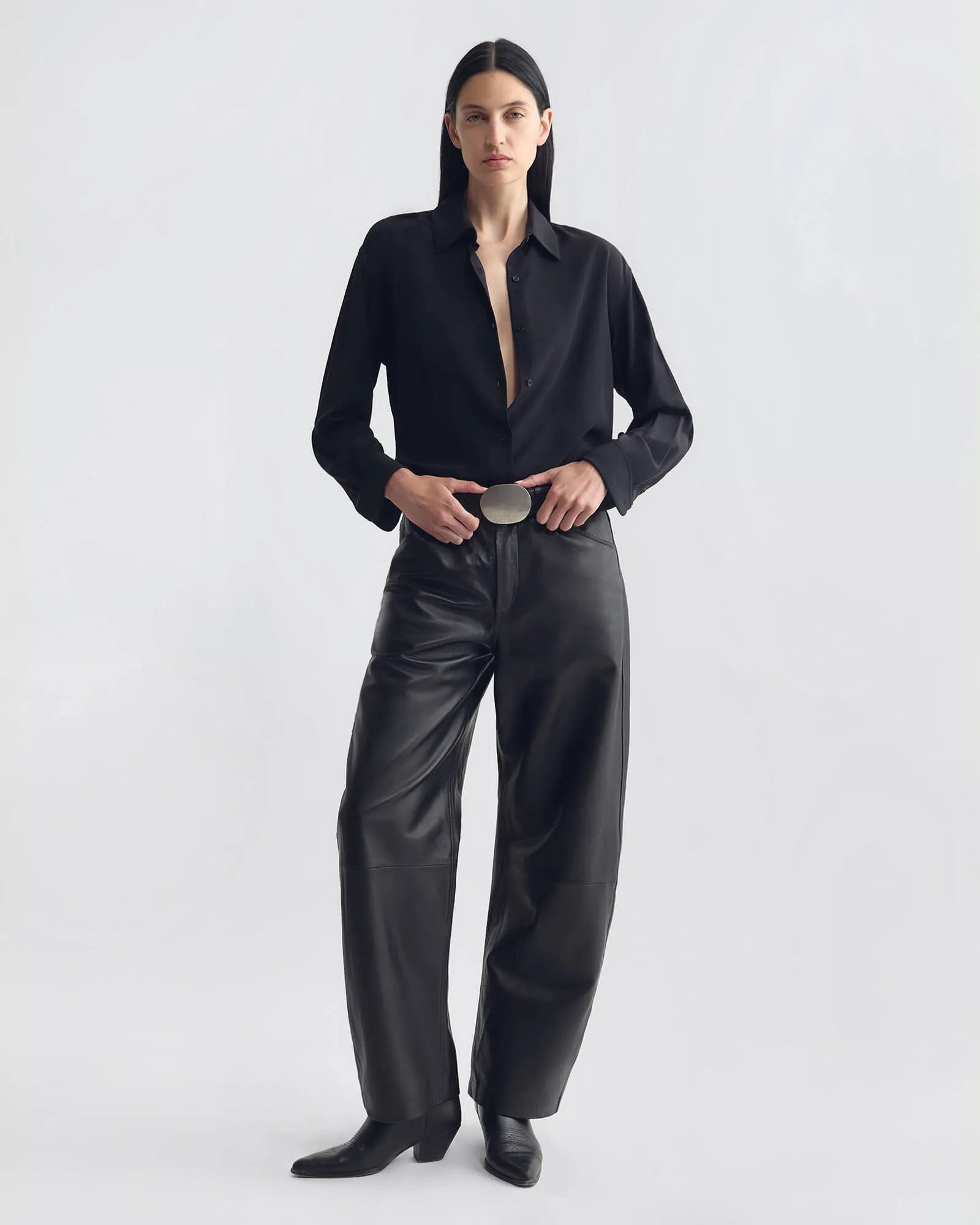 THELMA SILK SHIRT sold by Nili Lotan product image thumbnail 4