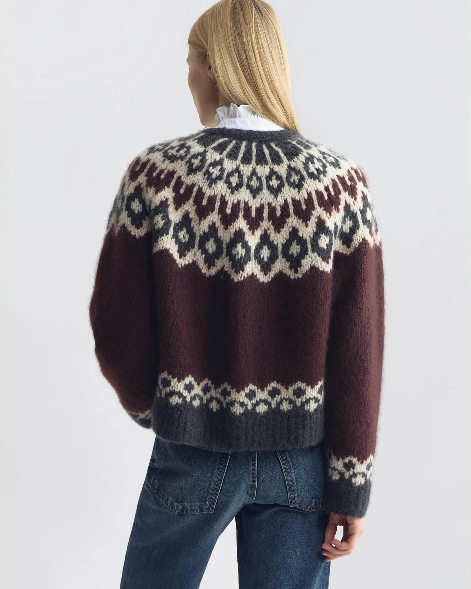 ISALINE FAIR ISLE SWEATER sold by Nili Lotan product image thumbnail 2