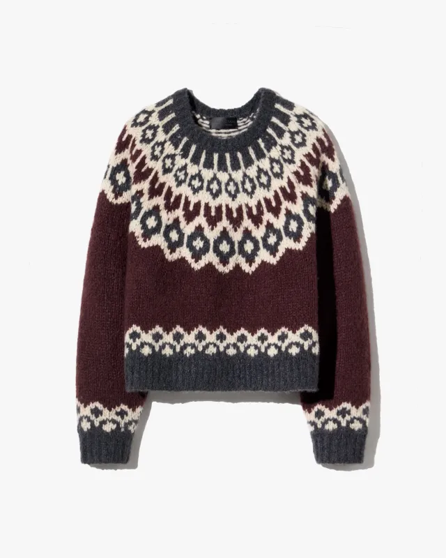 ISALINE FAIR ISLE SWEATER made by Nili Lotan