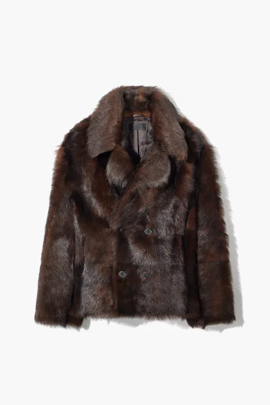 CLEOPHEE DB SHORT SHEARLING COAT made by Nili Lotan
