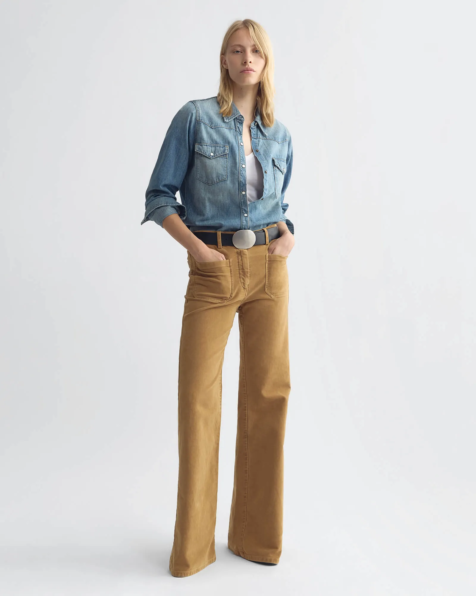 FLORENCE MOLESKIN PANT sold by Nili Lotan product image thumbnail 2