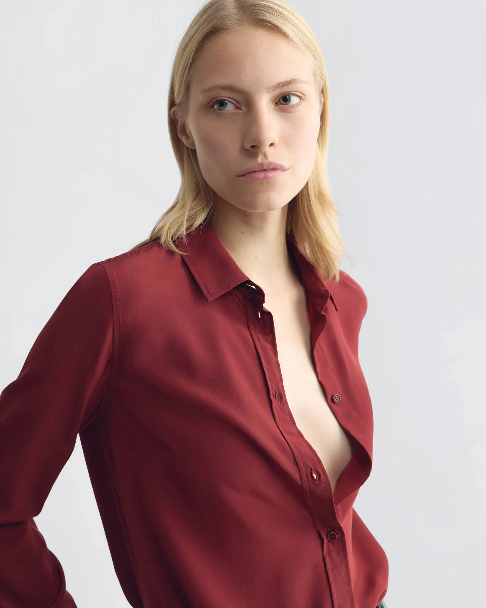 GAIA SILK SHIRT sold by Nili Lotan product image thumbnail 3