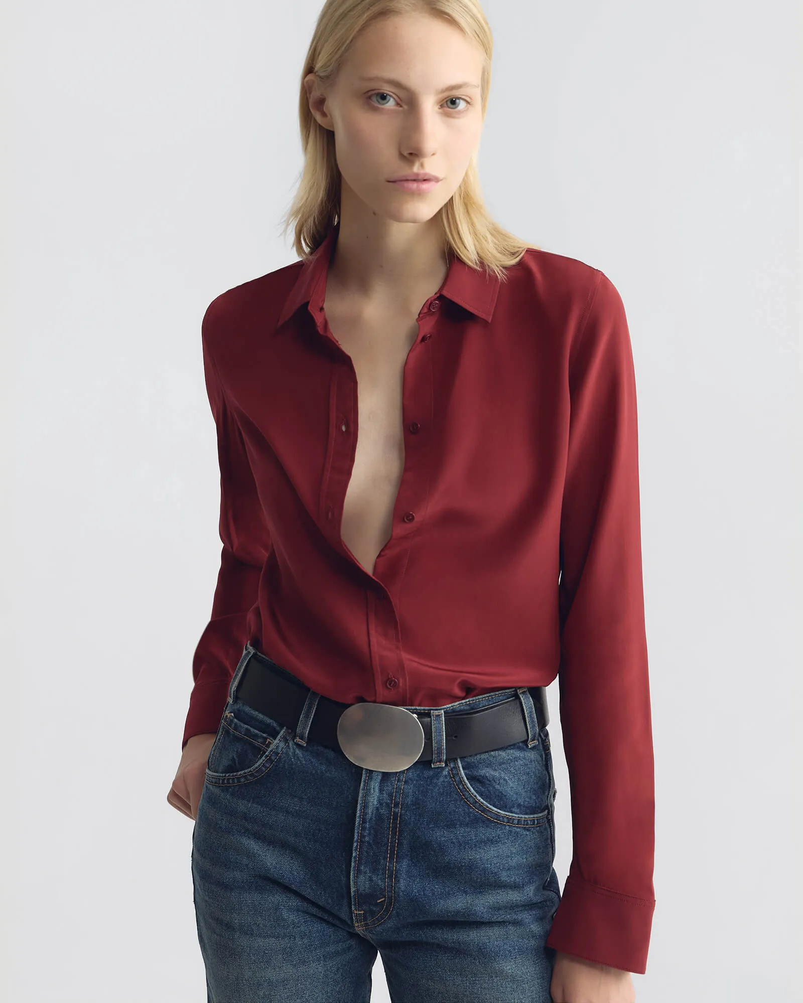 GAIA SILK SHIRT sold by Nili Lotan product image thumbnail 2