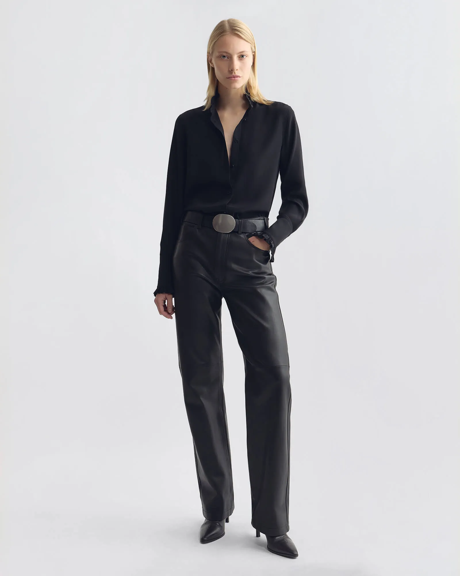 ELIO SILK SHIRT sold by Nili Lotan product image thumbnail 5