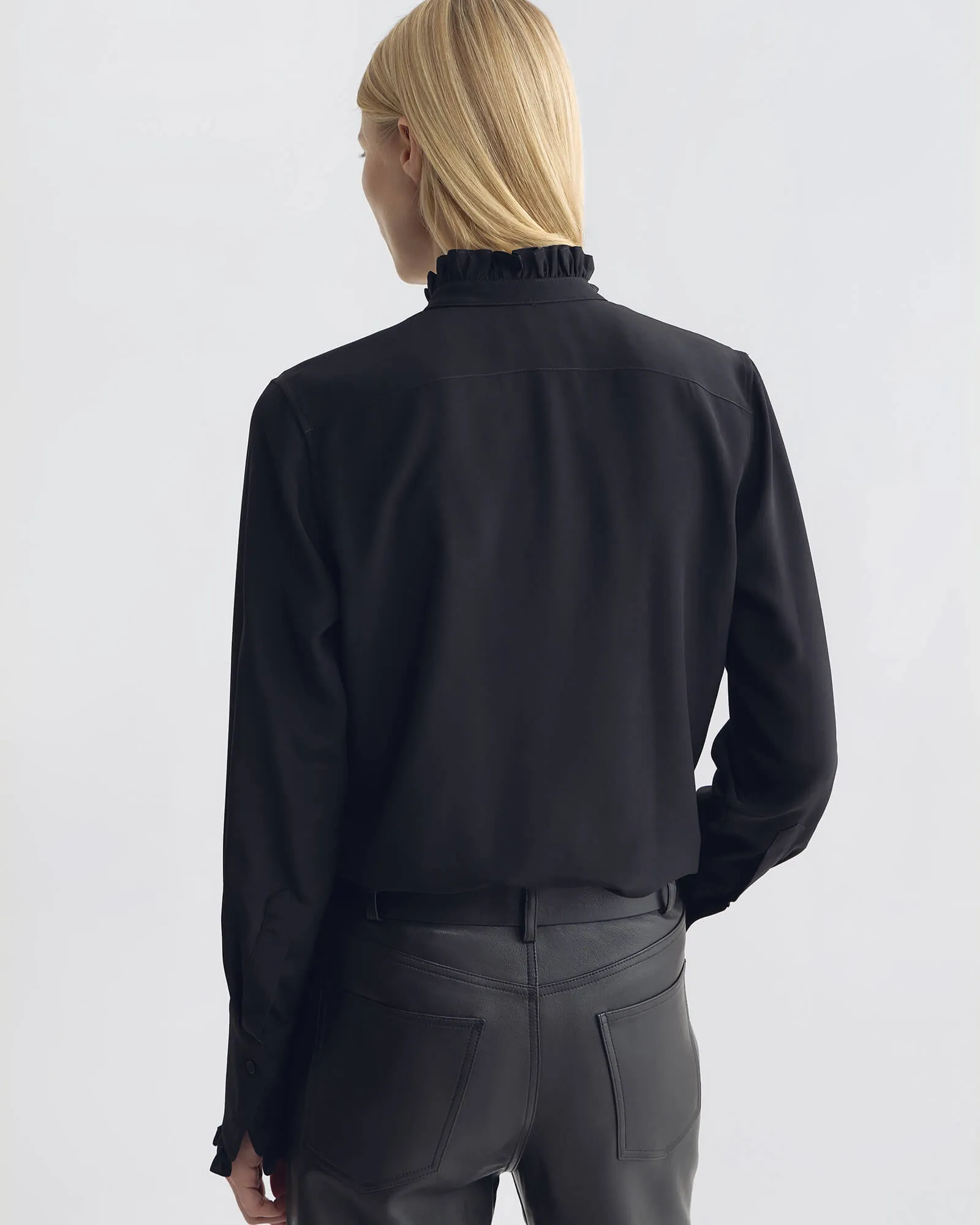 ELIO SILK SHIRT sold by Nili Lotan product image thumbnail 4