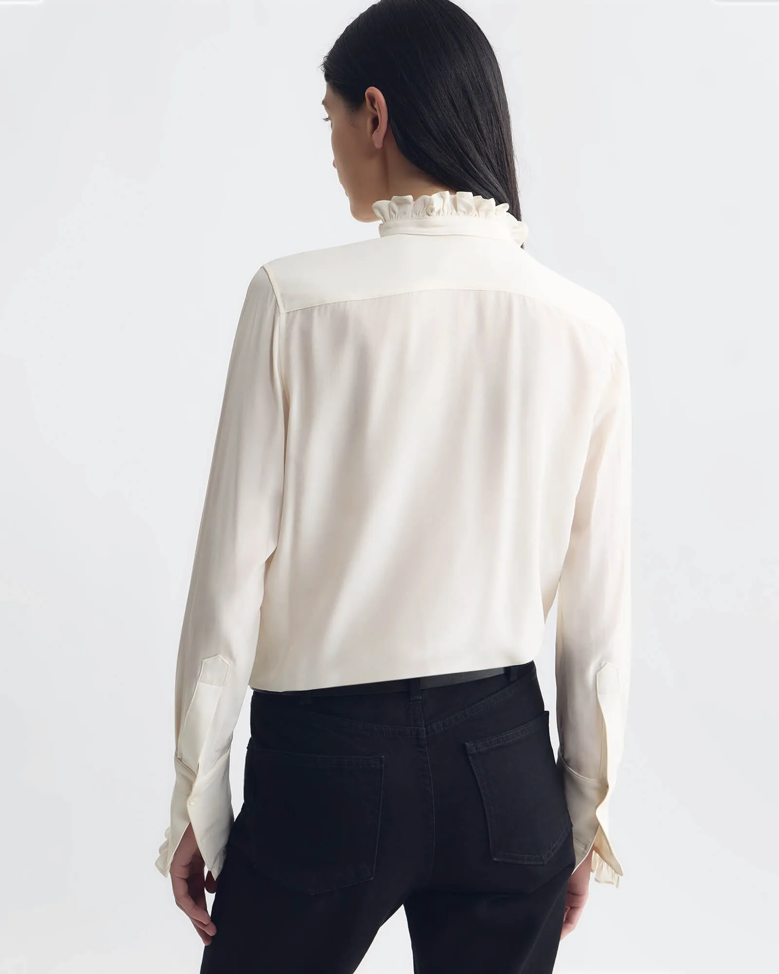 ELIO SILK SHIRT sold by Nili Lotan product image thumbnail 4