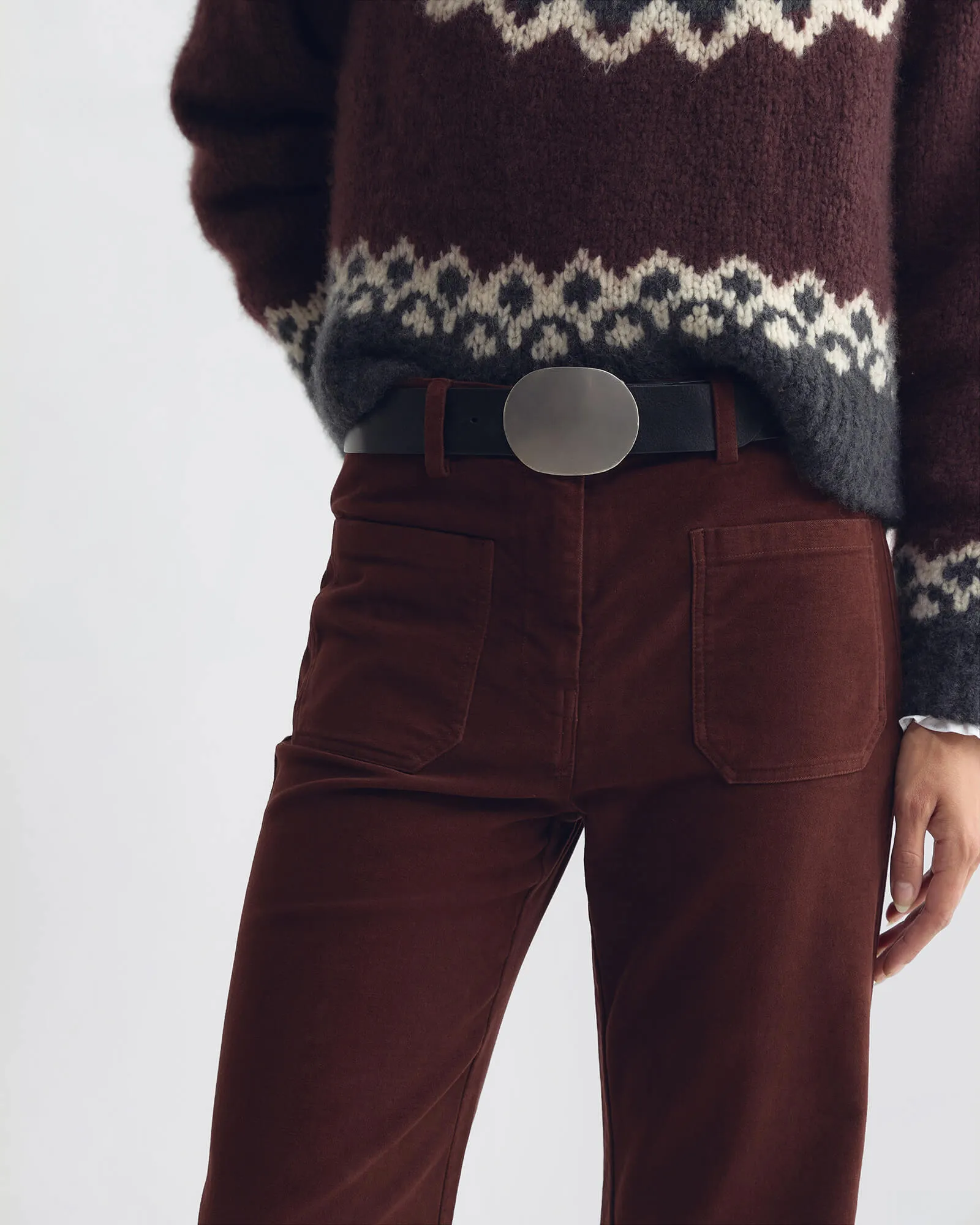 FLORENCE MOLESKIN PANT sold by Nili Lotan product image thumbnail 3
