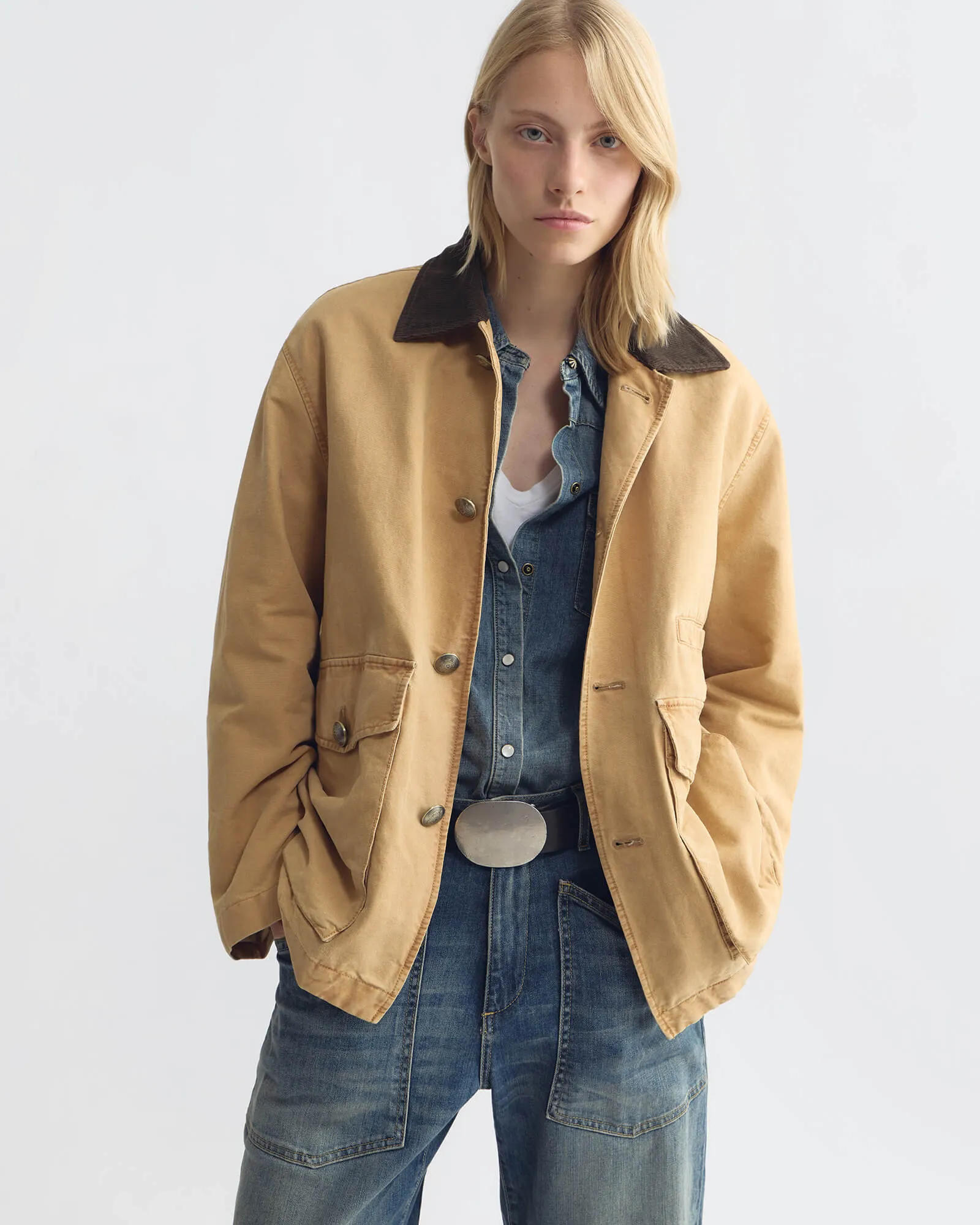 DEVIN COTTON COAT sold by Nili Lotan product image thumbnail 2