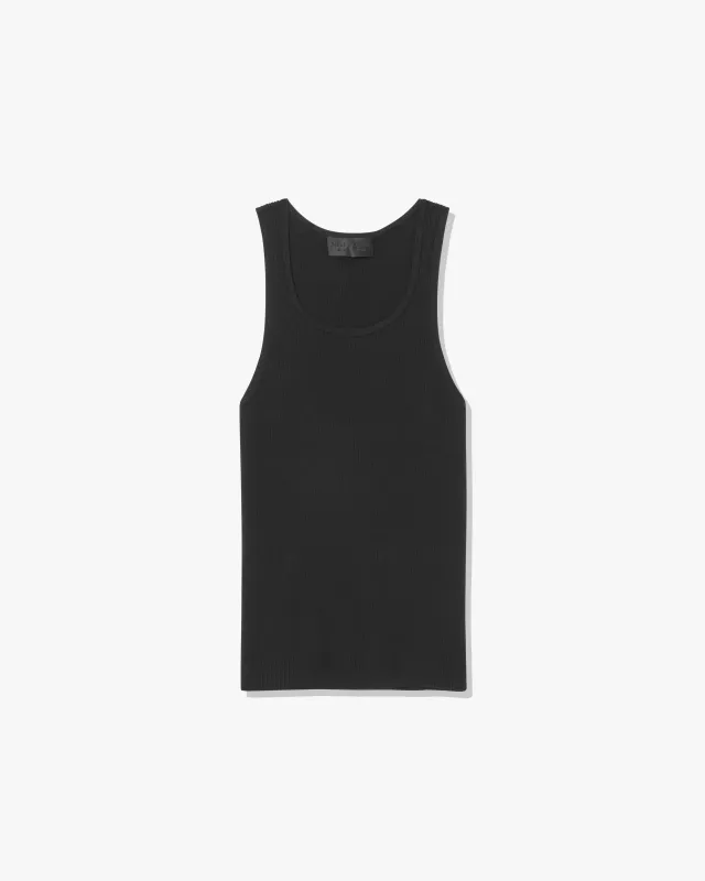 LOTTIE SILK KNIT TANK made by Nili Lotan
