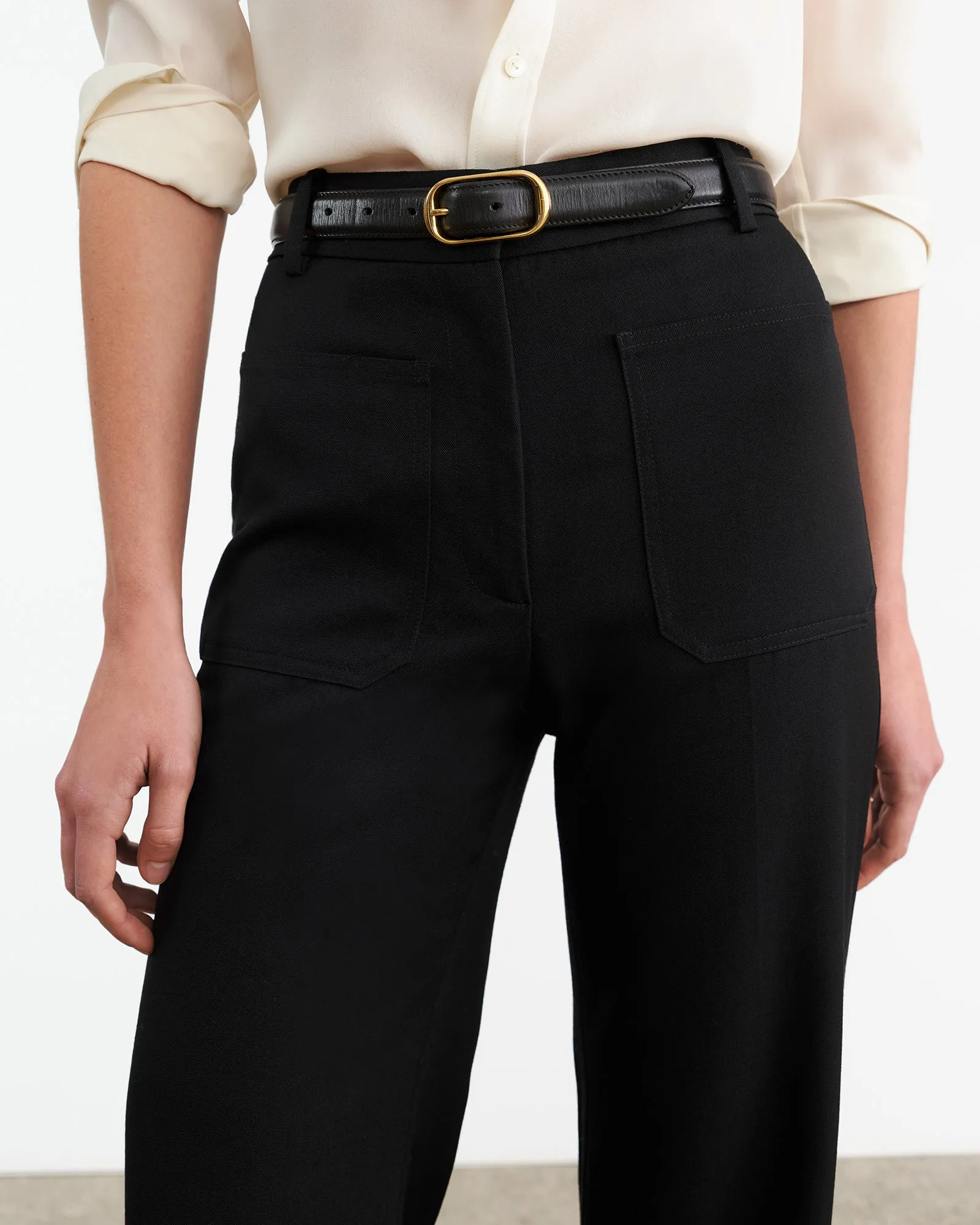 CHRISTOPHE WOOL PANT sold by Nili Lotan product image thumbnail 3
