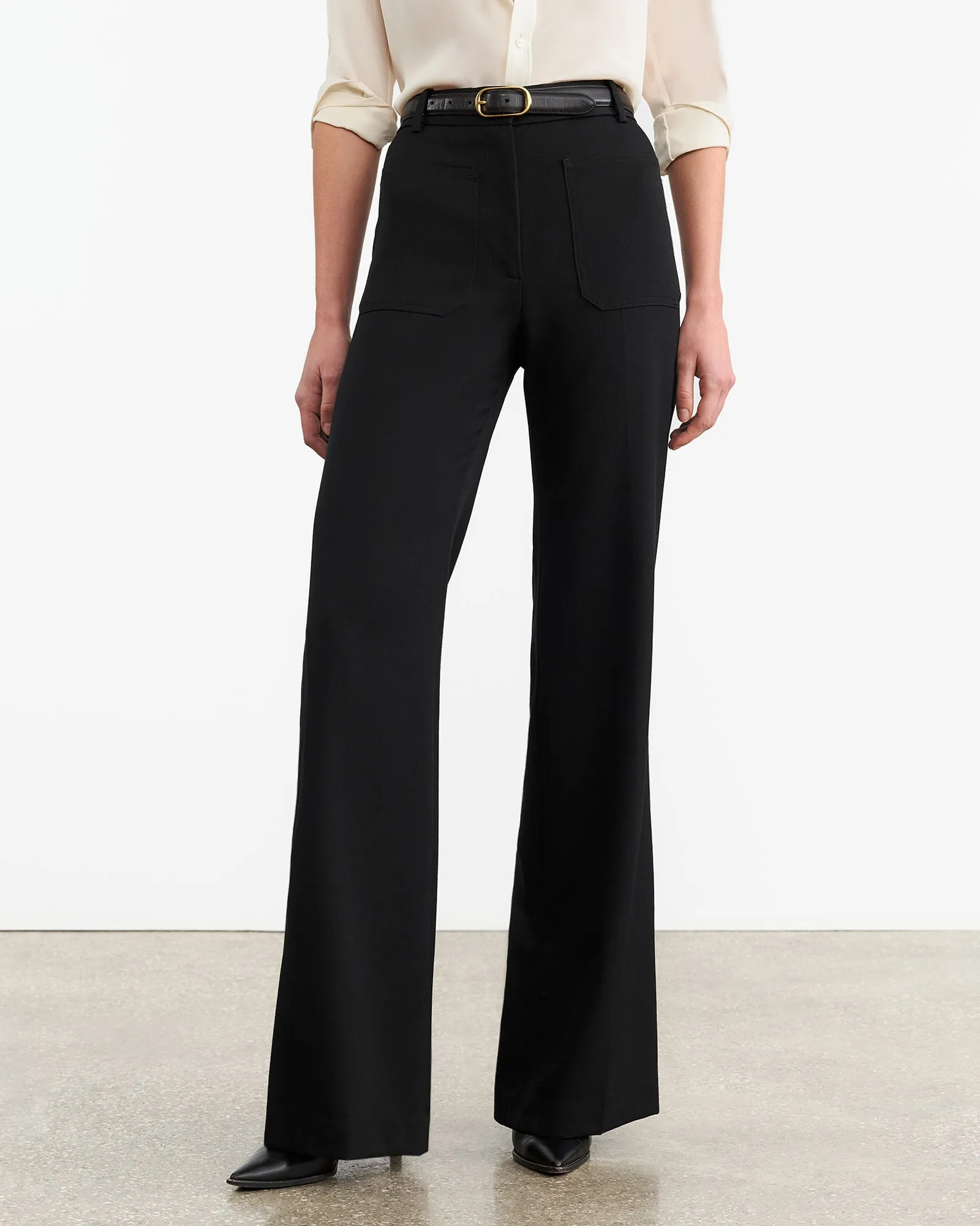 CHRISTOPHE WOOL PANT sold by Nili Lotan product image thumbnail 4