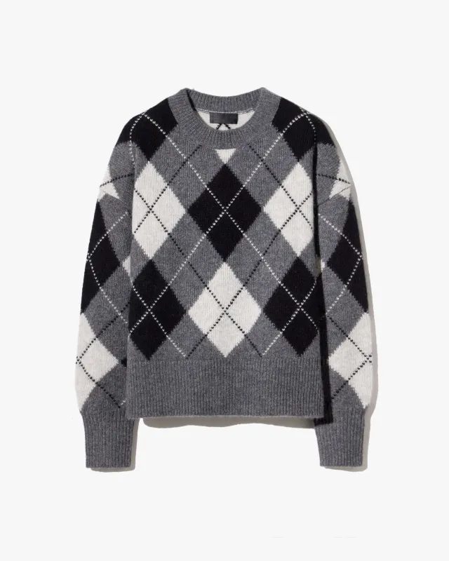 DONNIKA ARGYLE SWEATER made by Nili Lotan