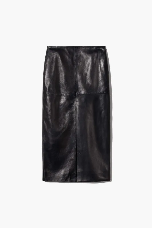 MARIHA LEATHER SKIRT made by Nili Lotan