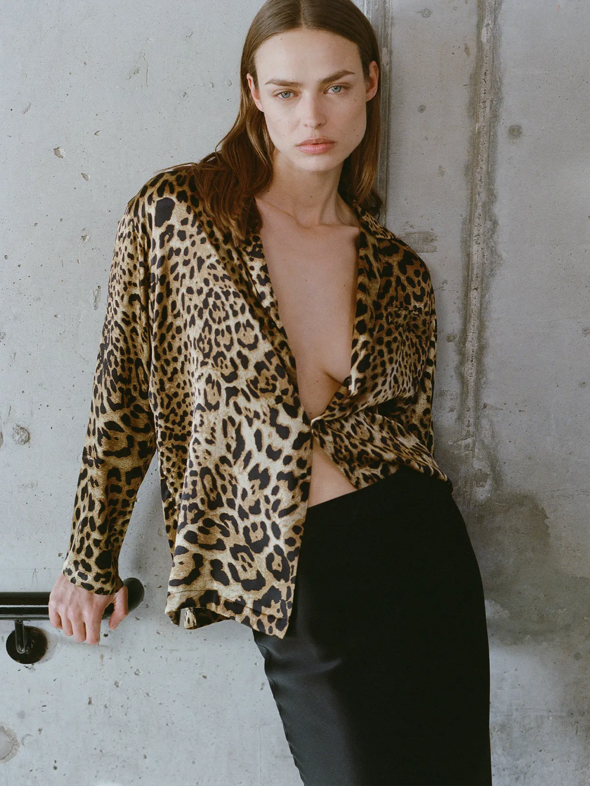 JUSTE PYJAMA SHIRT sold by Nili Lotan product image thumbnail 5