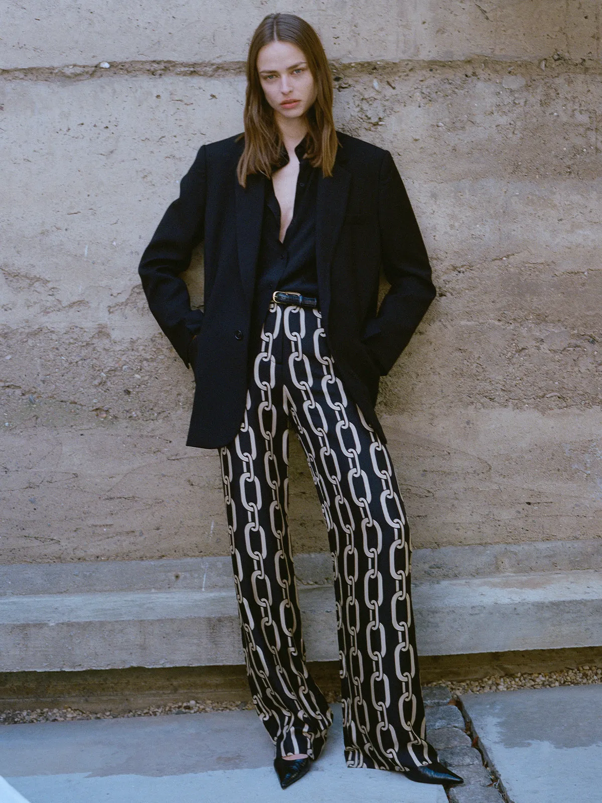 GERMAIN SILK PANT sold by Nili Lotan product image thumbnail 5