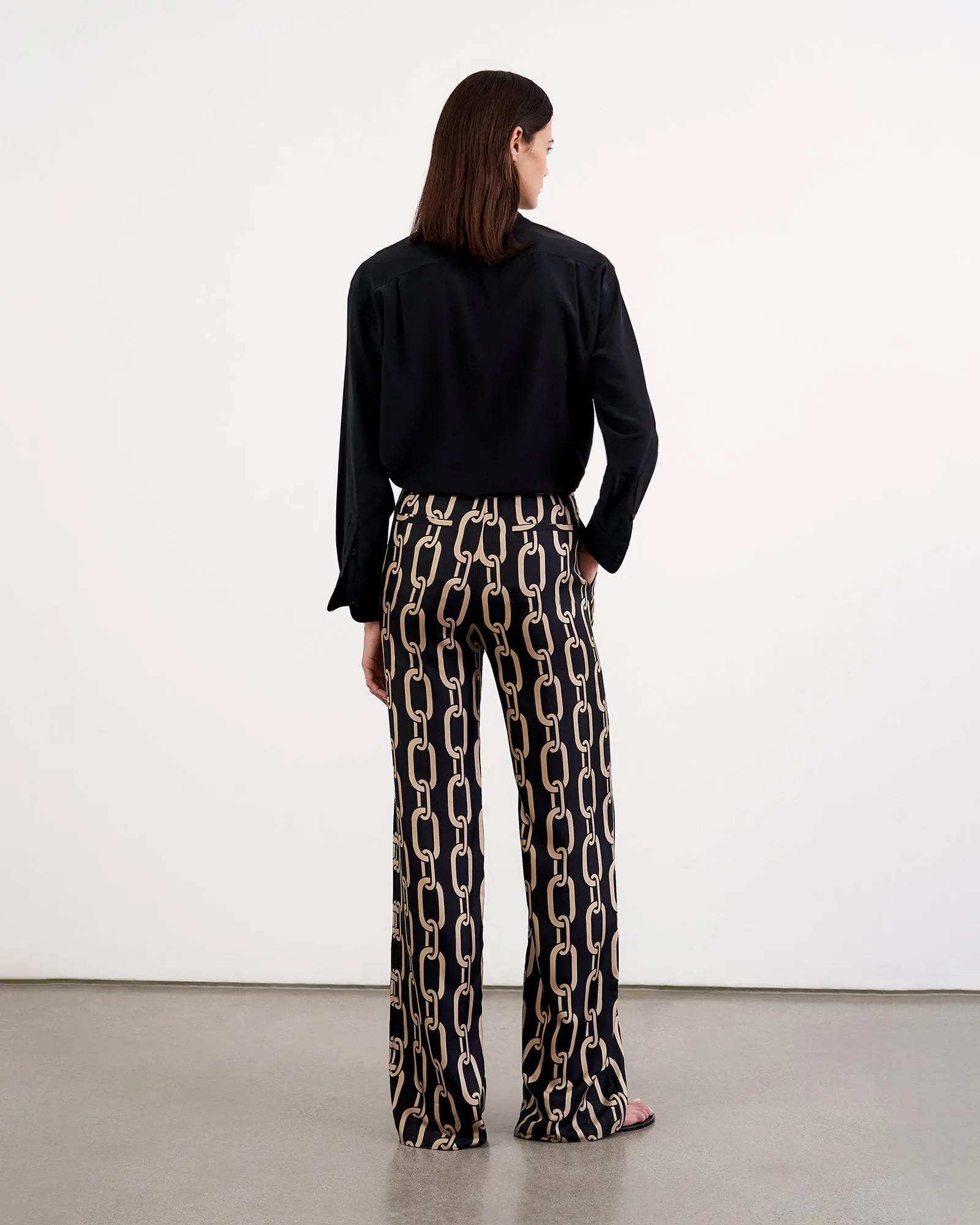 GERMAIN SILK PANT sold by Nili Lotan product image thumbnail 3