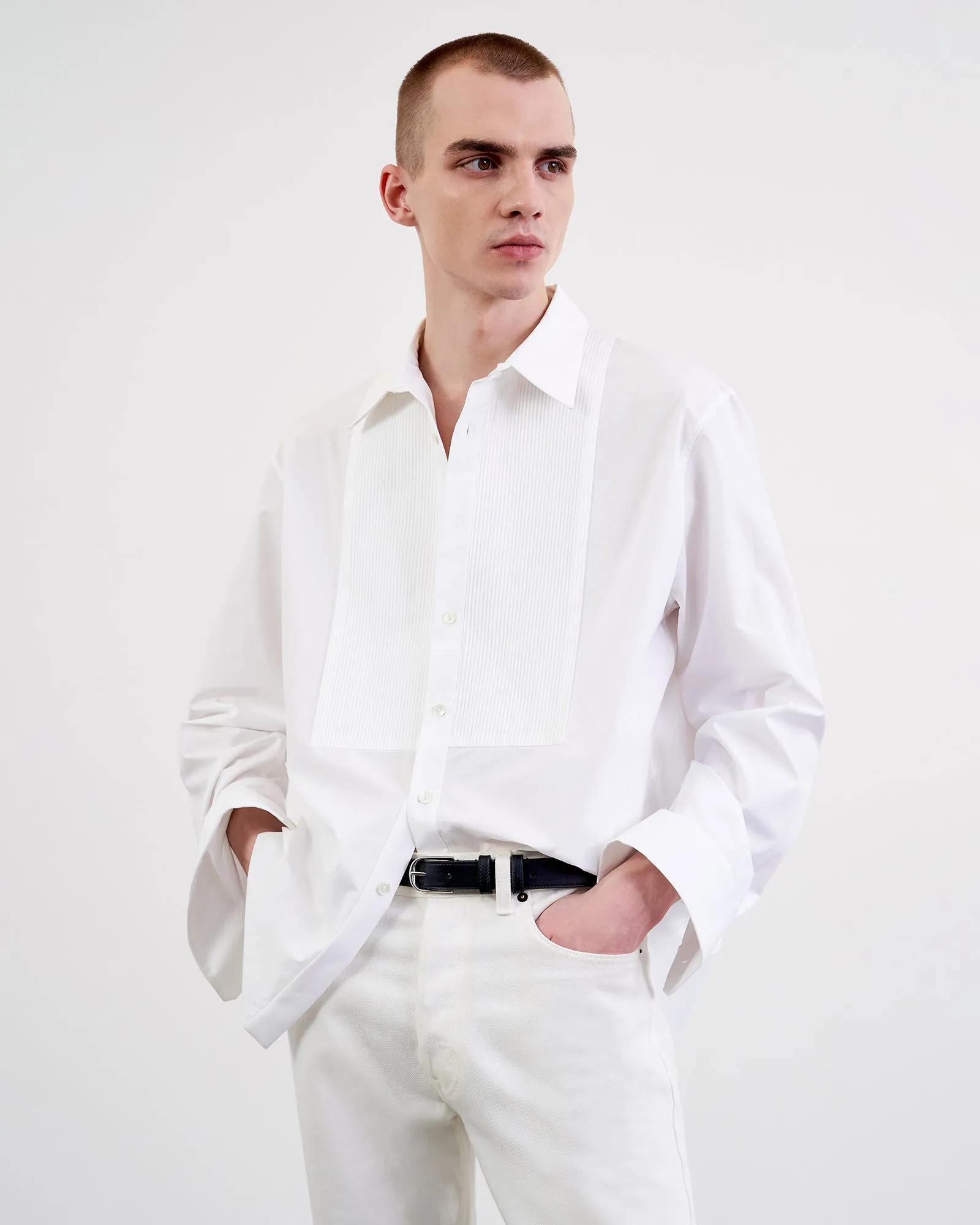 LUCIEN TUXEDO SHIRT sold by Nili Lotan