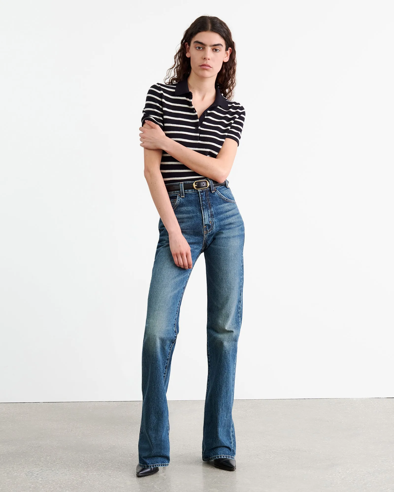 LEANNA CASHMERE POLO sold by Nili Lotan product image thumbnail 4