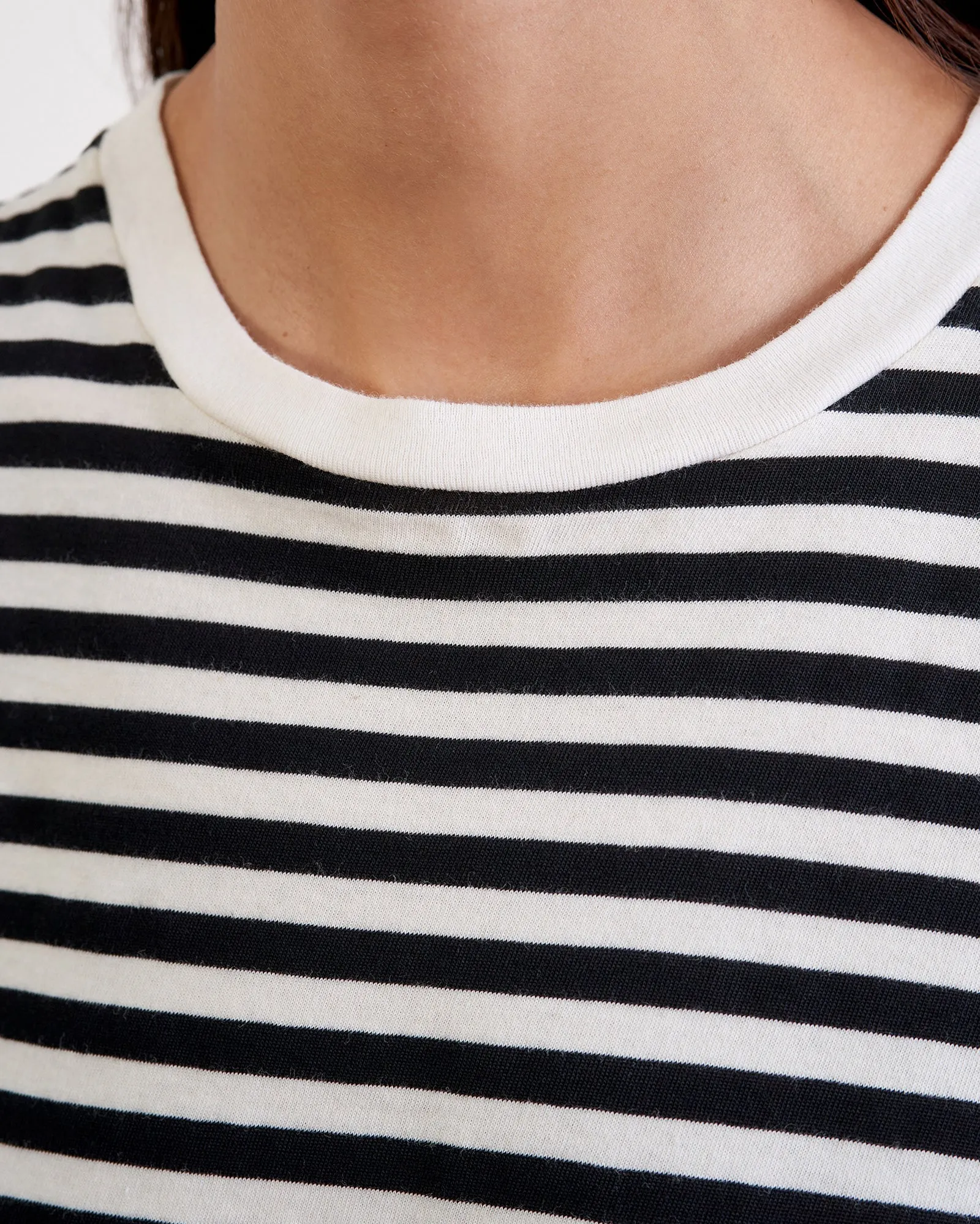 STRIPED LANA CREWNECK TEE sold by Nili Lotan product image thumbnail 5