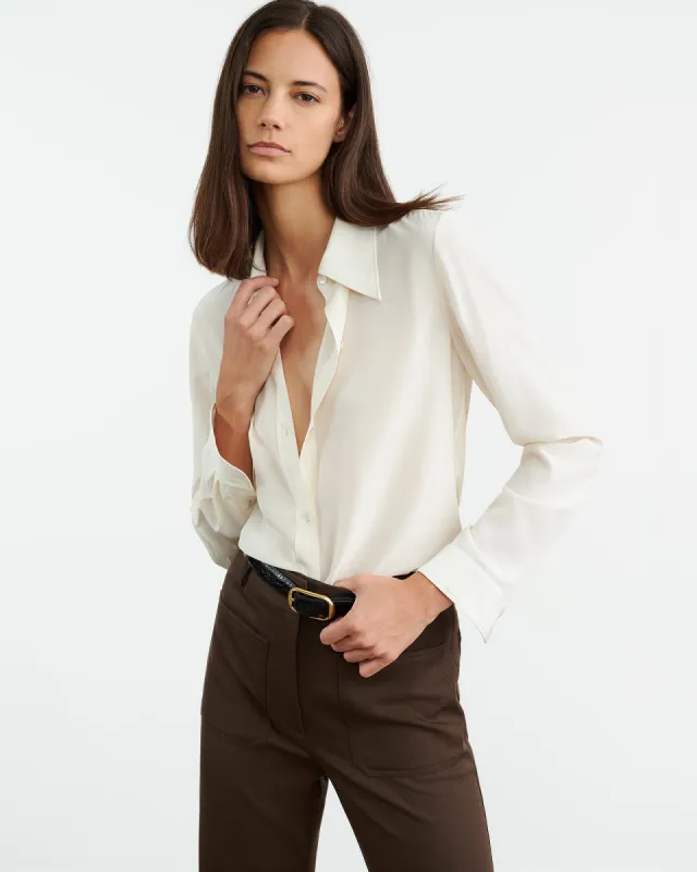 SIMONE SILK SHIRT sold by Nili Lotan