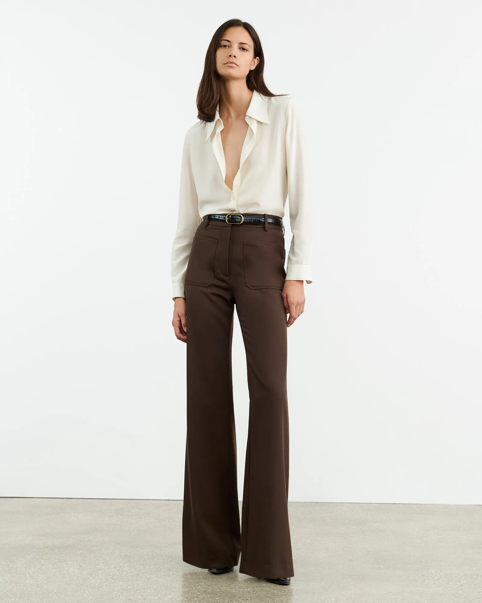 SIMONE SILK SHIRT sold by Nili Lotan product image thumbnail 4