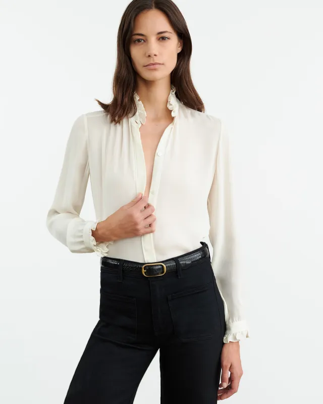 ORIN SILK SHIRT sold by Nili Lotan
