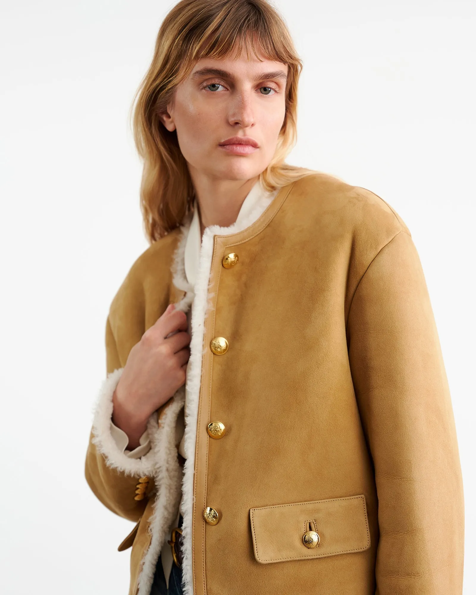 ZANIE SHEARLING JACKET sold by Nili Lotan product image thumbnail 3