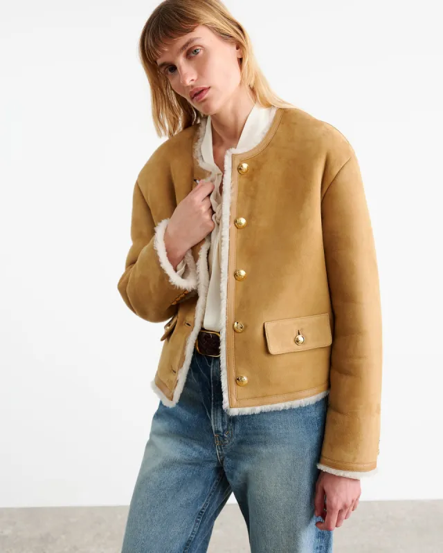 ZANIE SHEARLING JACKET sold by Nili Lotan