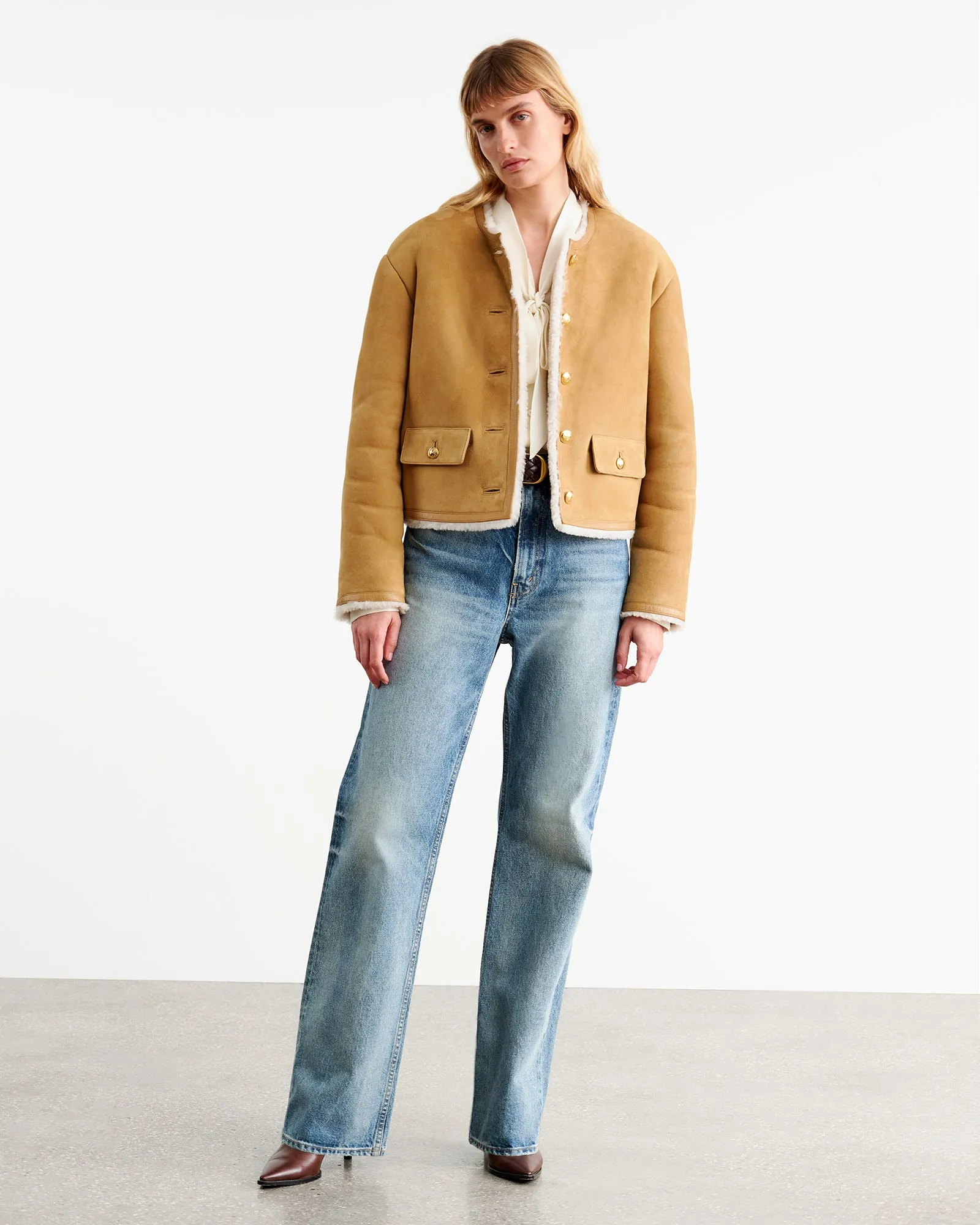 ZANIE SHEARLING JACKET sold by Nili Lotan product image thumbnail 4