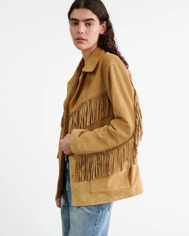 MAELLE SUEDE JACKET sold by Nili Lotan