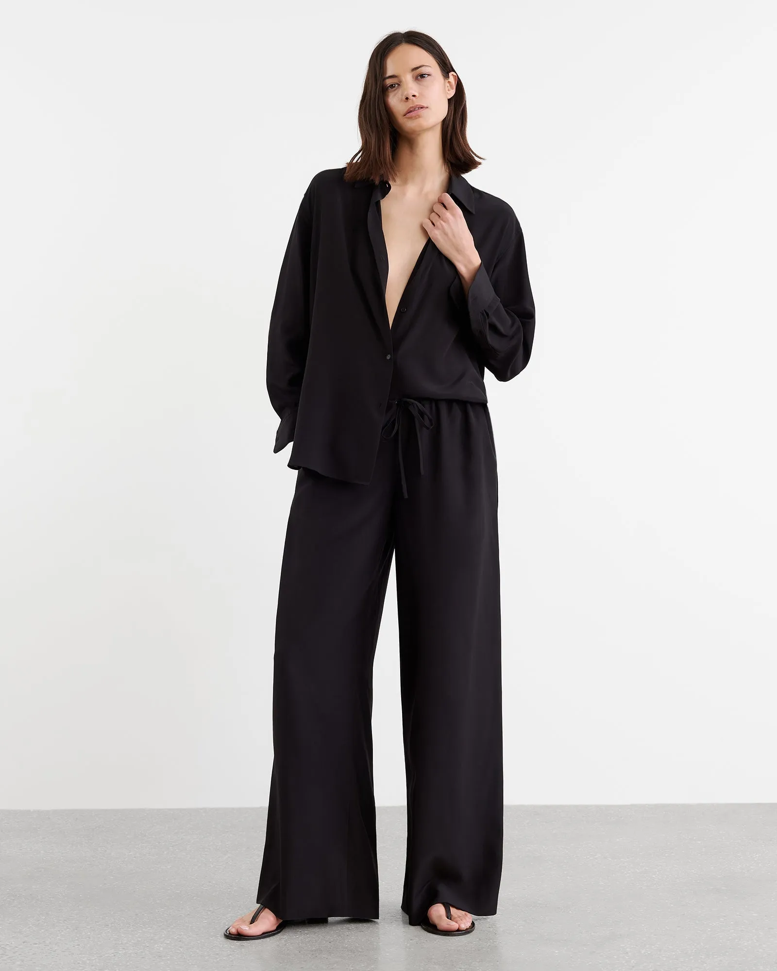 ADRIEL SILK PANT sold by Nili Lotan