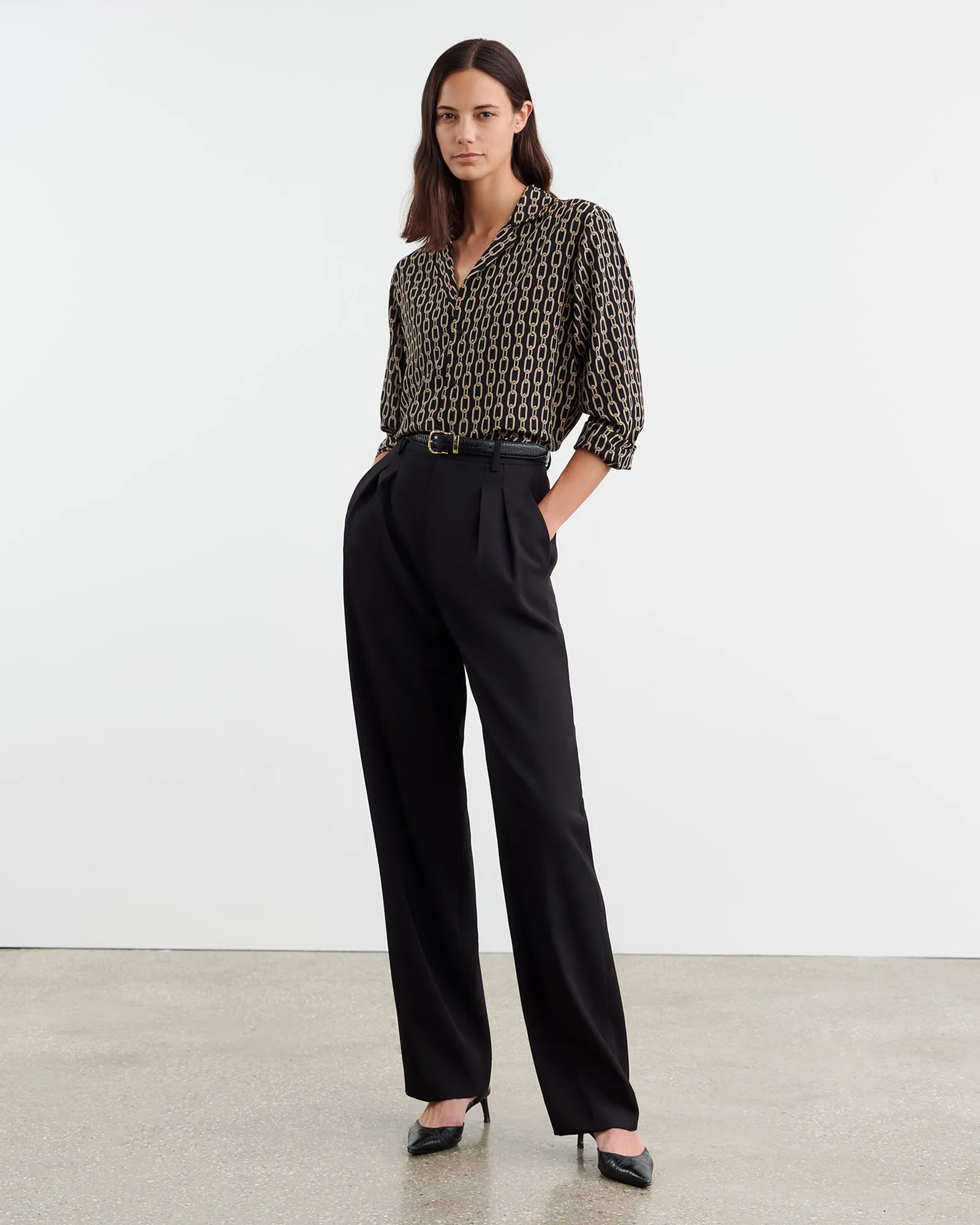 JUSTE PYJAMA SHIRT sold by Nili Lotan product image thumbnail 2