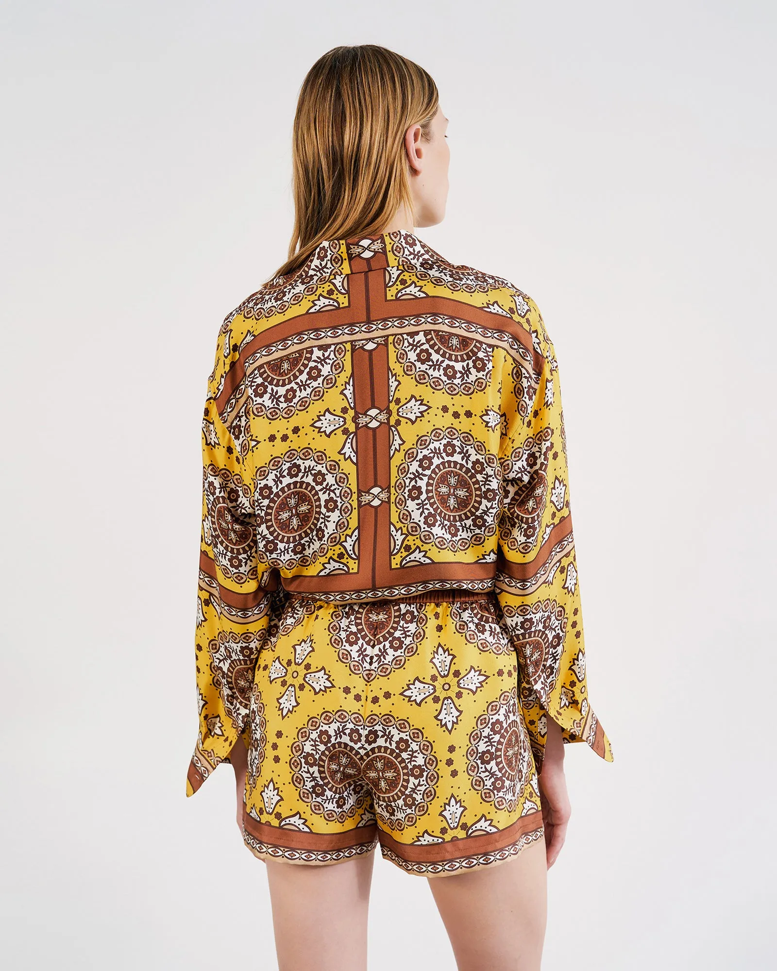 FRANCES SILK SHORT sold by Nili Lotan product image thumbnail 5