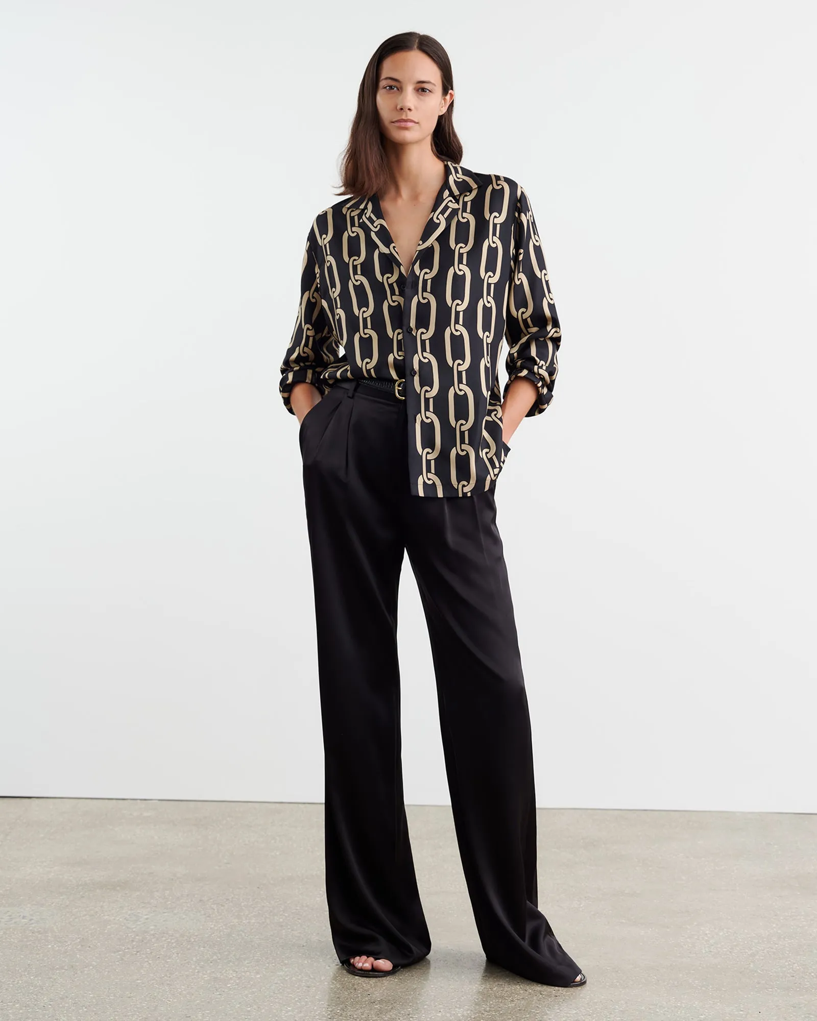 JUSTE PYJAMA SHIRT sold by Nili Lotan product image thumbnail 4