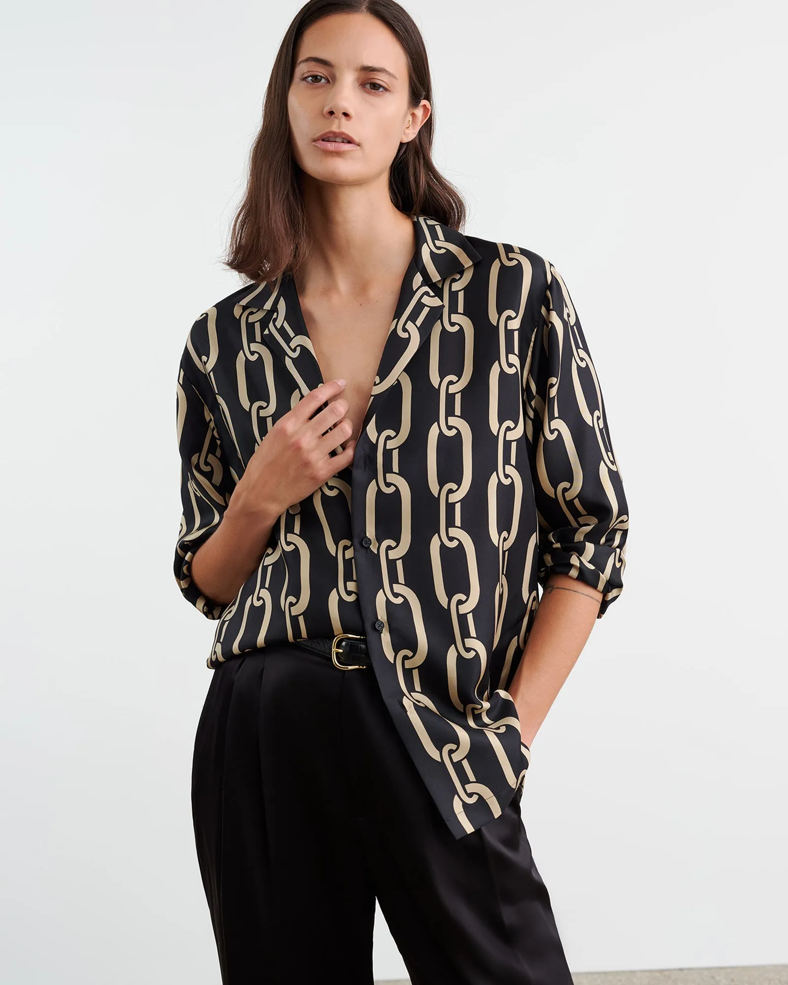 JUSTE PYJAMA SHIRT sold by Nili Lotan