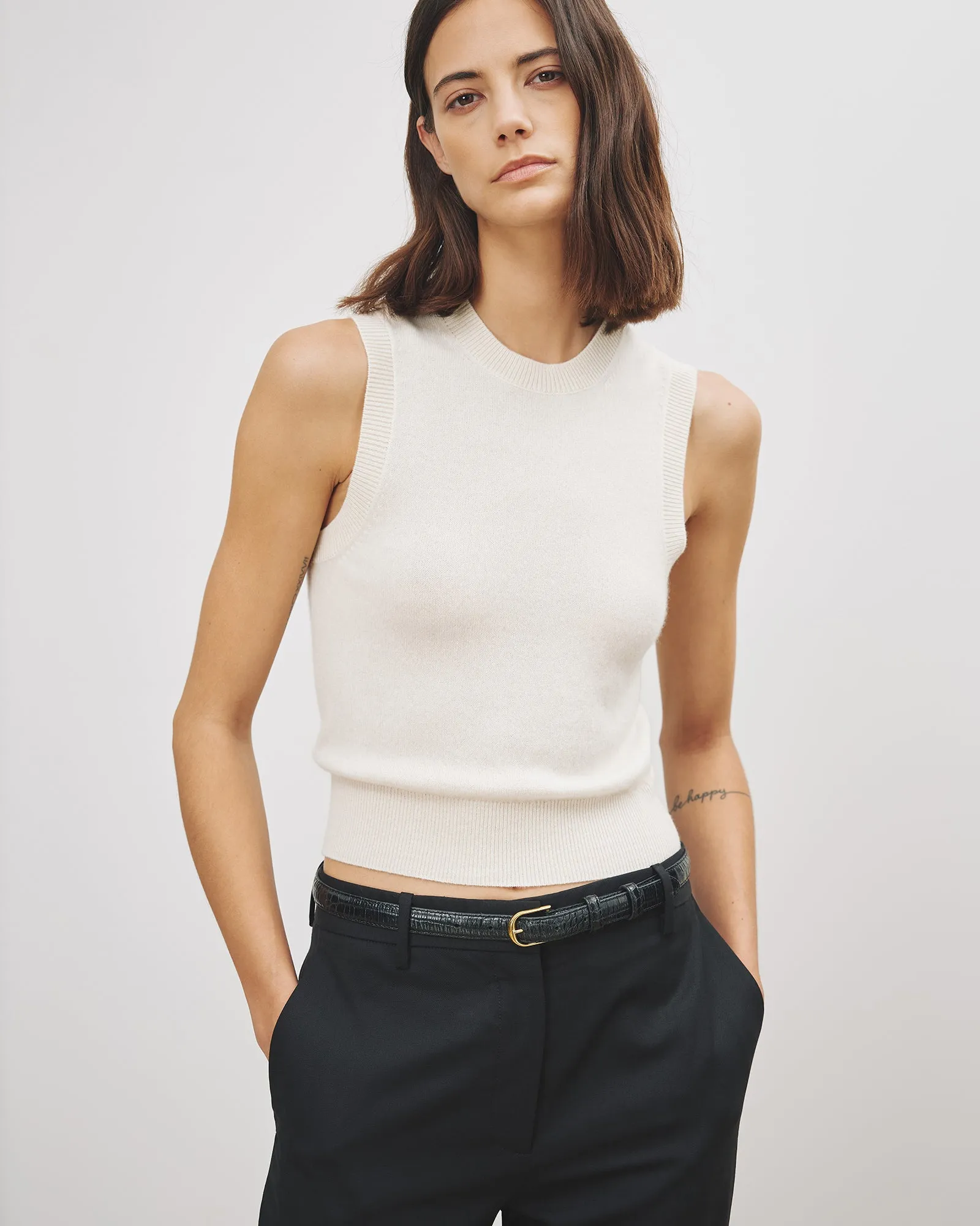 MAY CASHMERE TANK sold by Nili Lotan