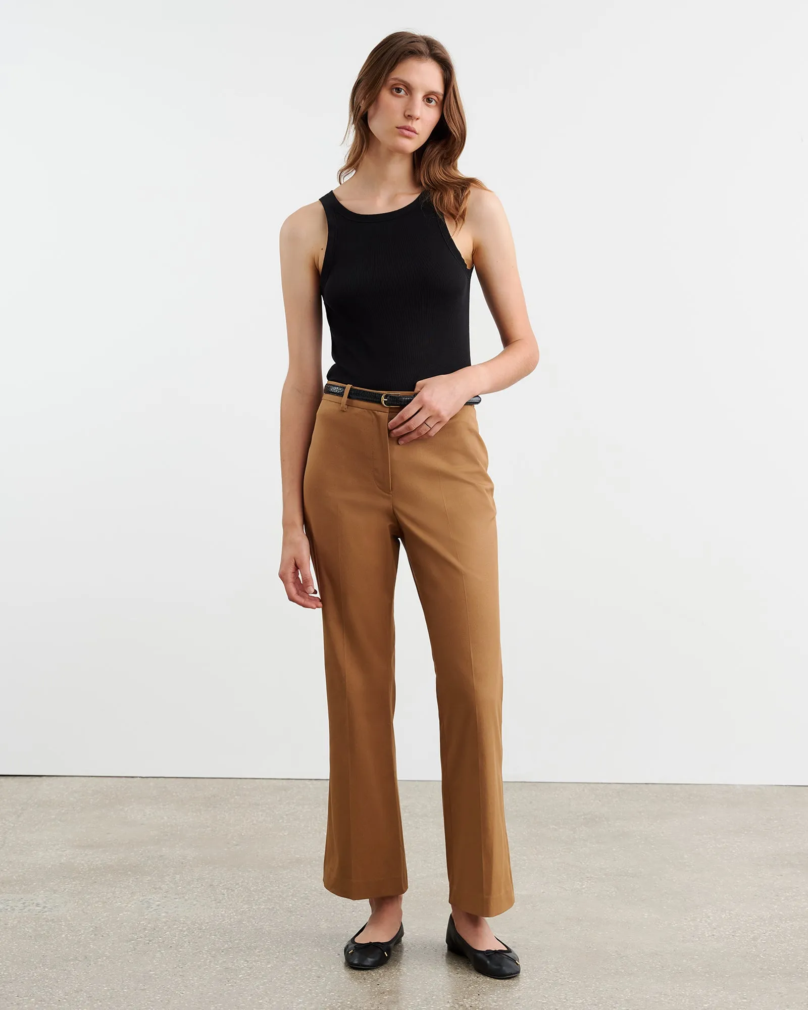 COTTON CROPPED CORETTE PANT sold by Nili Lotan