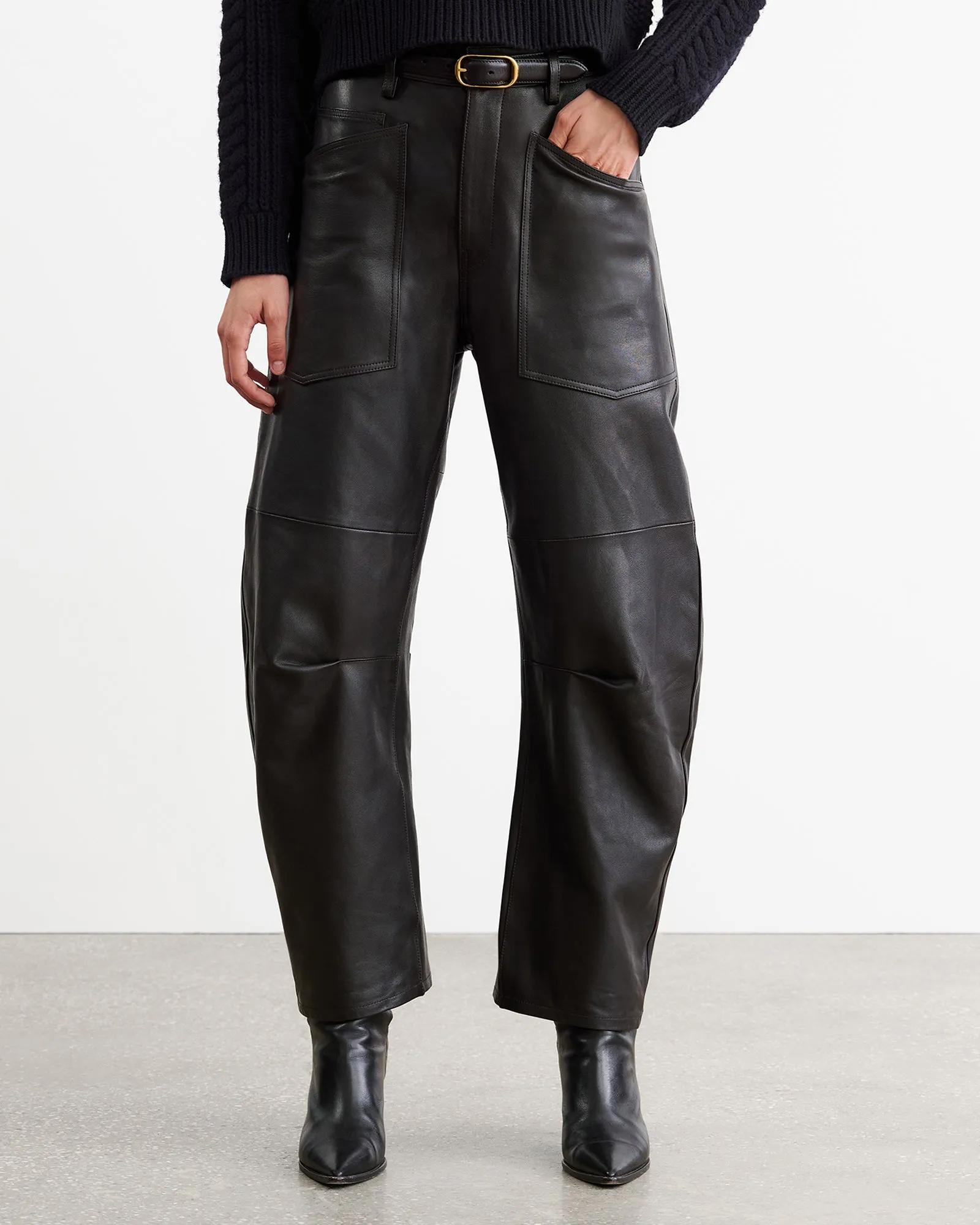 SHON LEATHER PANT sold by Nili Lotan product image thumbnail 3