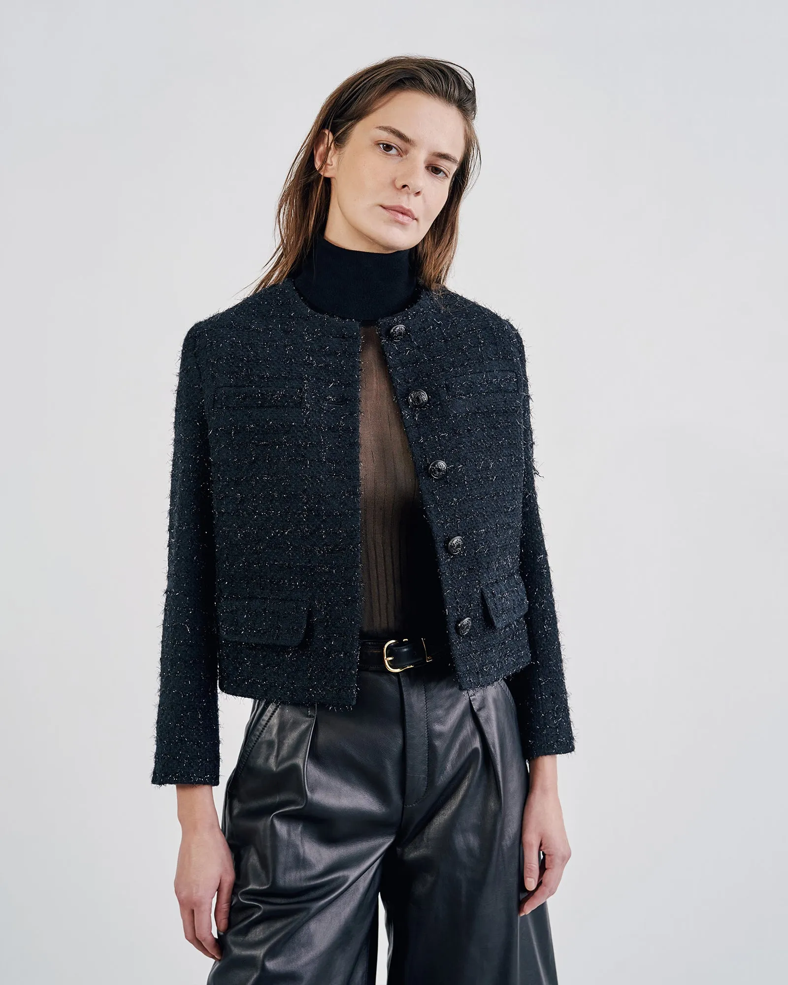 LAYNE LEATHER GAUCHO sold by Nili Lotan product image thumbnail 4