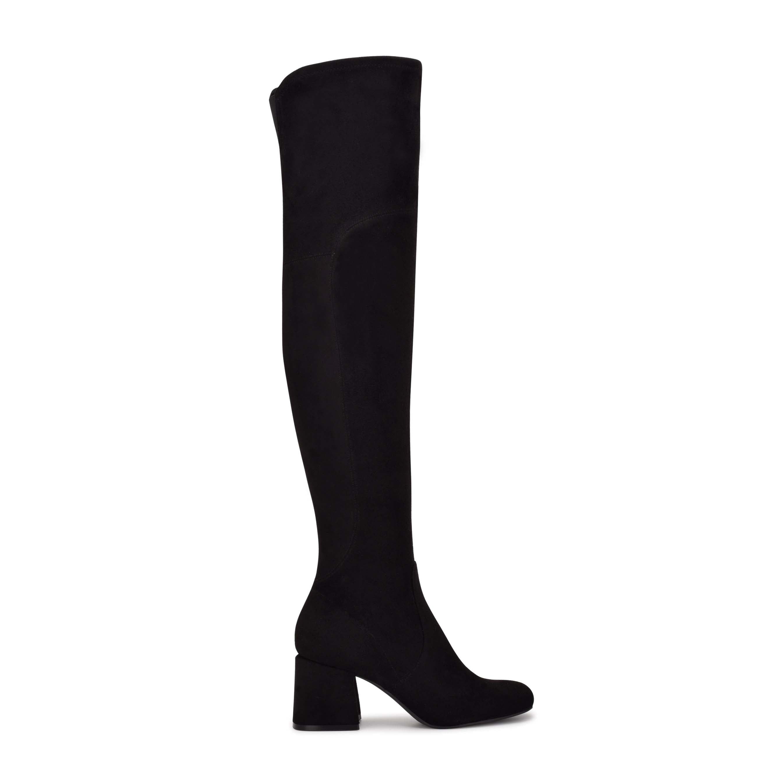 Blocky Over The Knee Heeled Boots sold by Nine West