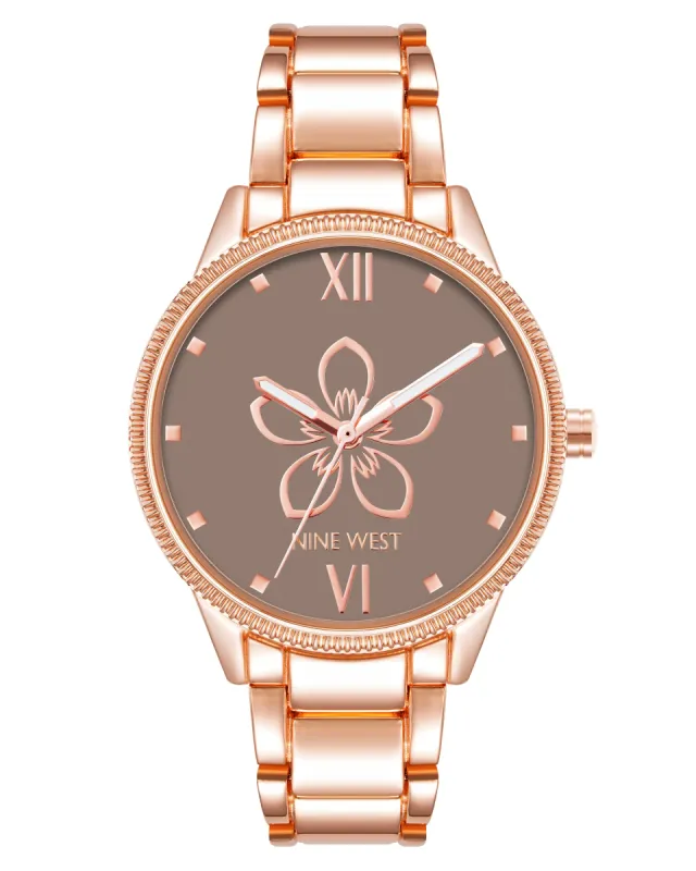 Flower Motif Dial Watch sold by Nine West