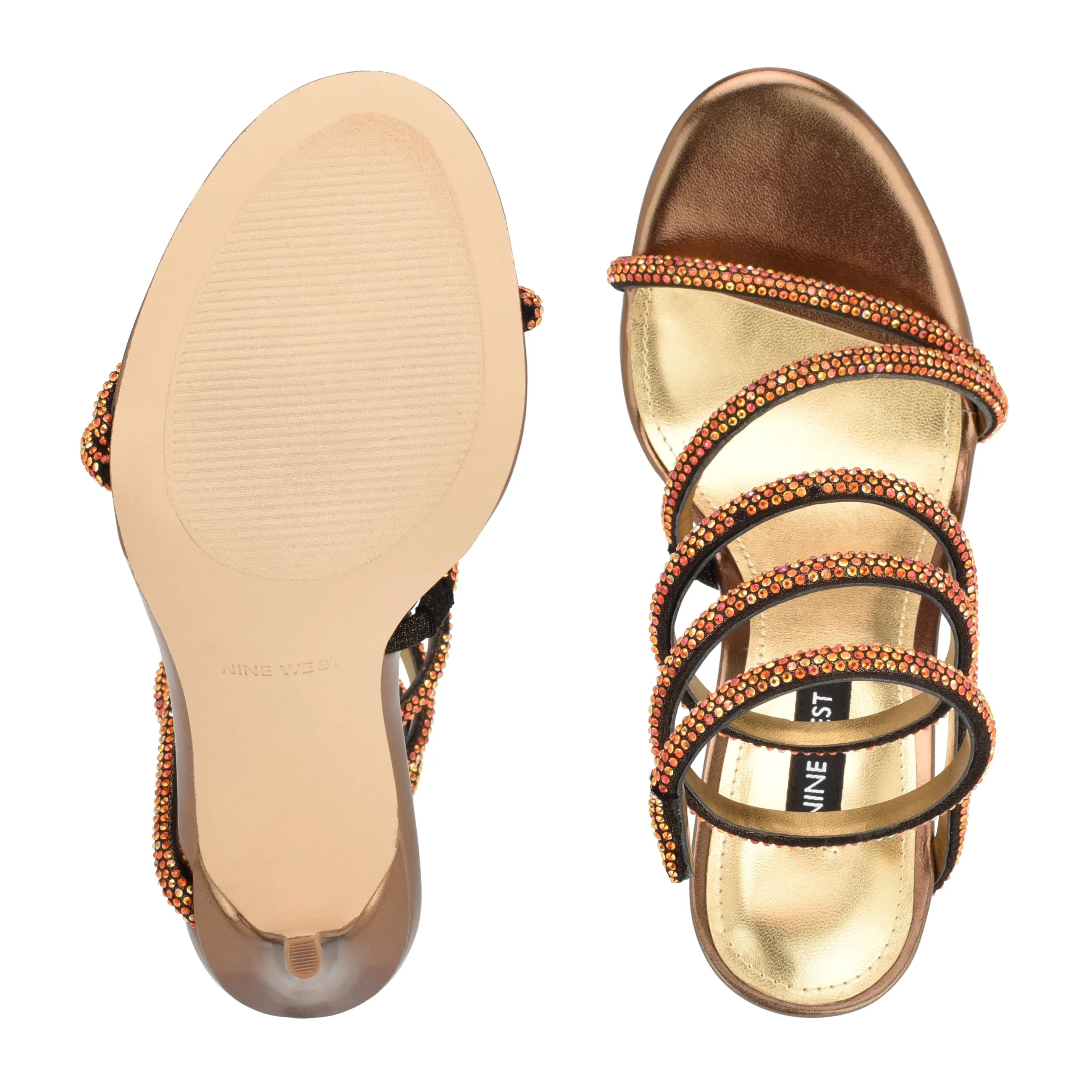 Maskil Ankle Wrap Heeled Sandals sold by Nine West product image thumbnail 5