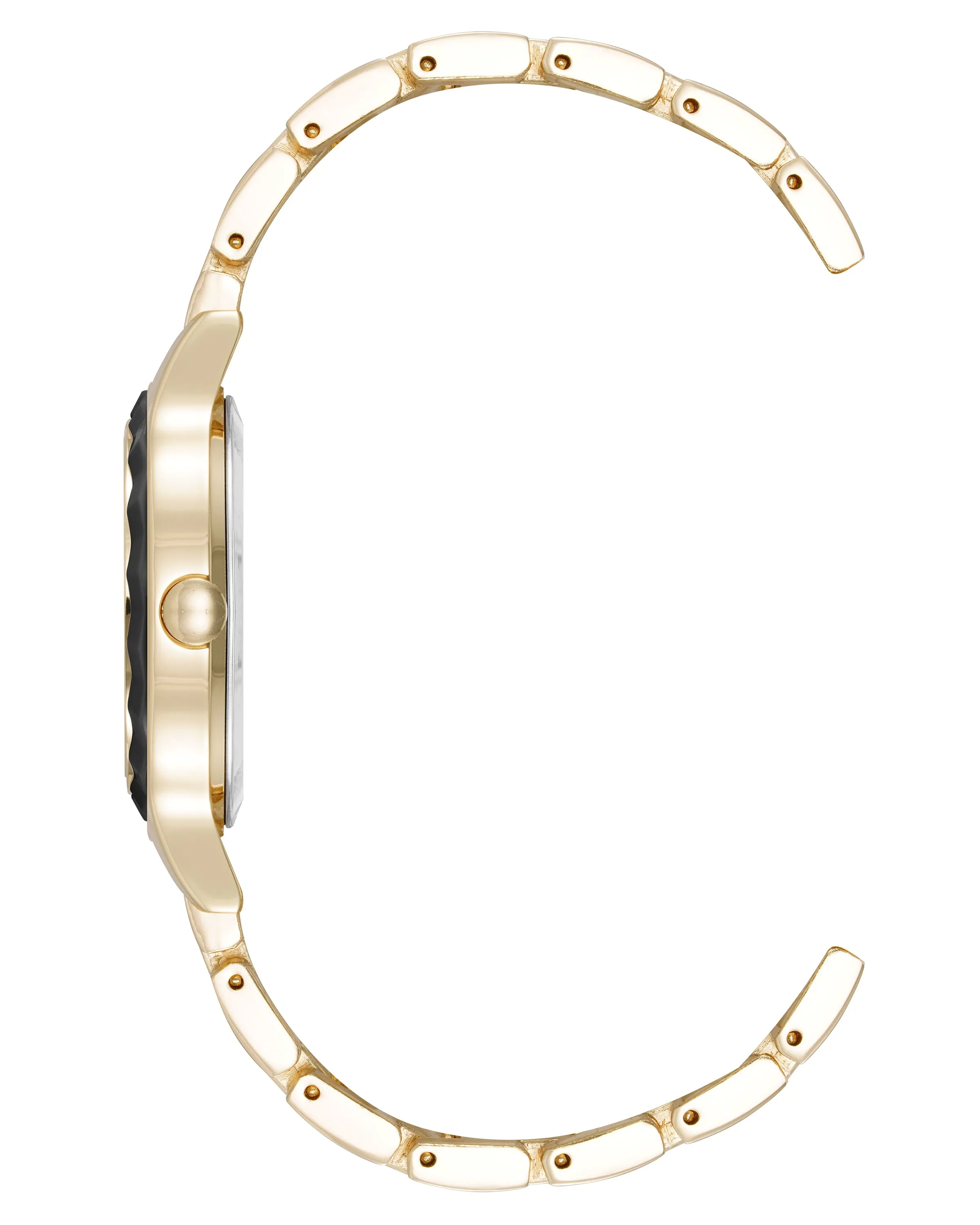 Textured Bezel Bracelet Watch sold by Nine West product image thumbnail 3