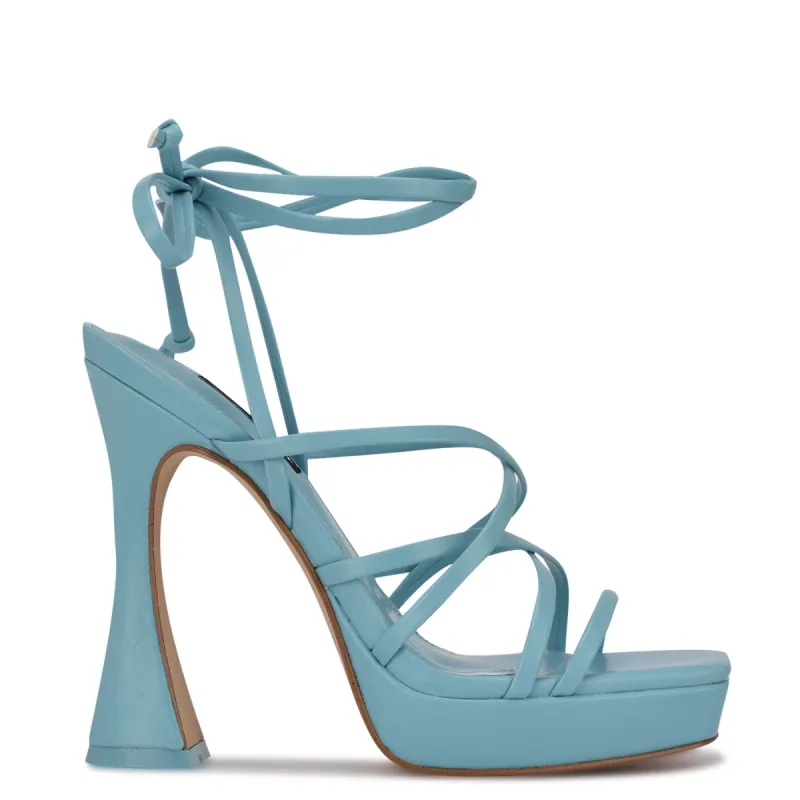 Ailey Ankle Wrap Platform Sandals sold by Nine West