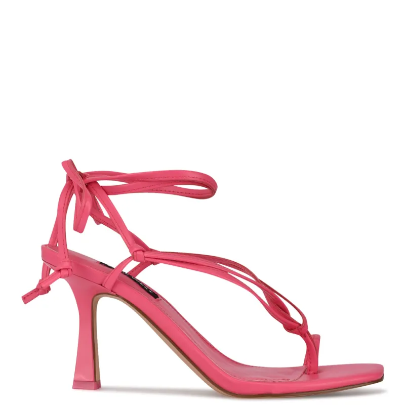 Yippie Ankle Wrap Heeled Sandal sold by Nine West