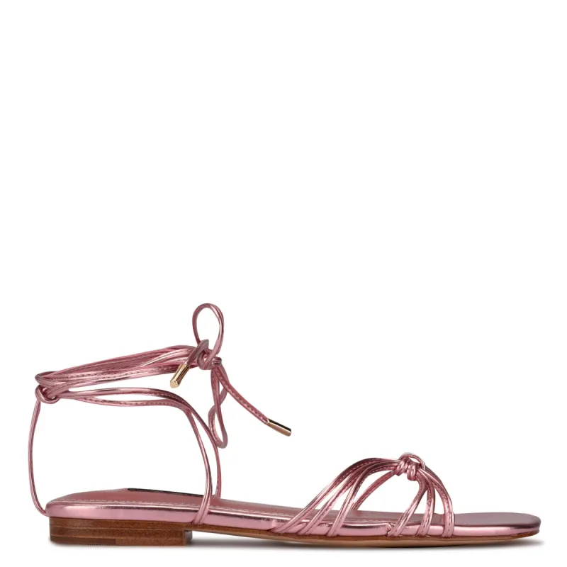 Minus Ankle Wrap Flat Sandals sold by Nine West